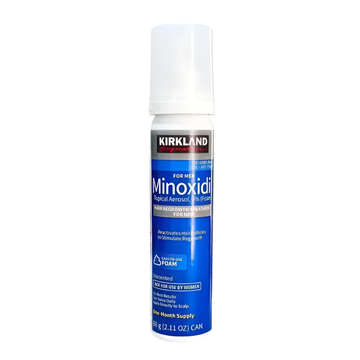 Minoxidil Kirkland 5% Espuma – Tratamiento 1 Mes Crecimiento Capilar
