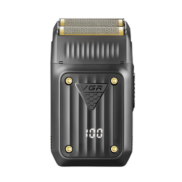Afeitadora Eléctrica Hombre Shaver Vgr V-363 Usb Doble Hoja Color Negro / 1