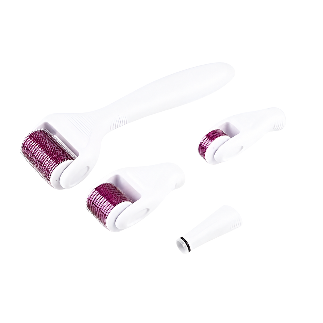 Derma roller facial 5 en 1 con microagujas titanio