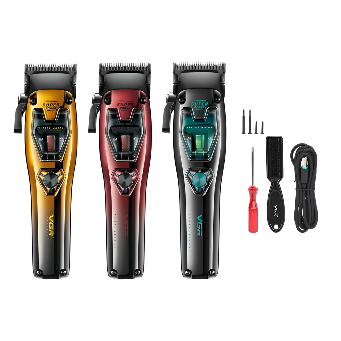 Máquina cortadora de cabello profesional Vgr V 668 8000 A 11000 rpm