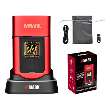 Afeitadora Wmark Profesional Ng-xs1 Motor Vector 10000rpm Rojo