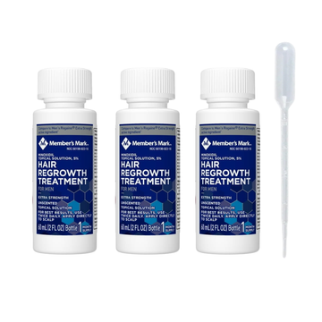 Minoxidil Member’s Mark 5% 3 meses +goterario