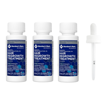 Minoxidil Member’s Mark 5% 3 meses +gotero original