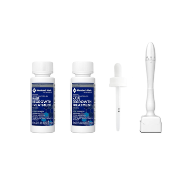 Minoxidil Member’s Mark 5% 2 meses + Dermaroller ajustable 0.5mm a 3 mm